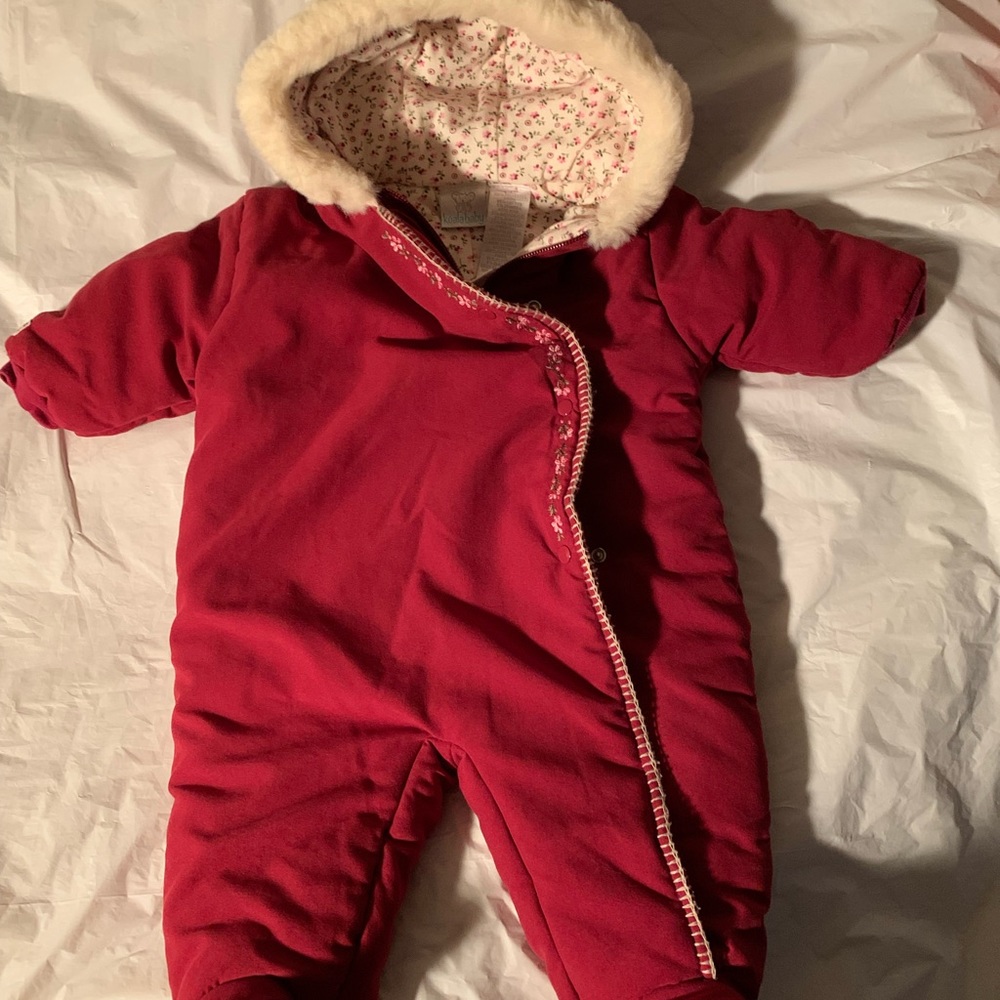 Baby girl snowsuit 3-6 mo Koala Baby